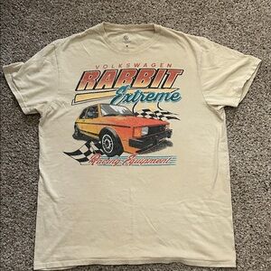 VW Rabbit Extreme Men's Cream T-Shirt - Pacsun